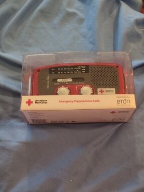 Eton Emergency Preparedness Radio - Red and White